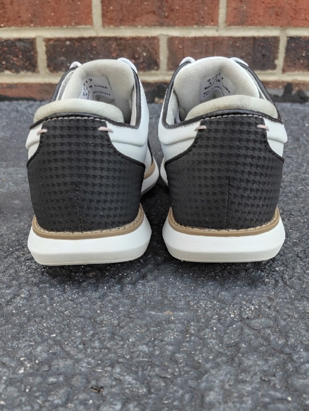 FootJoy White and Black Women's Athletic Golf Shoes - Picture 4 of 6